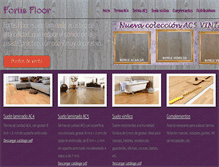 Tablet Screenshot of fortisfloor.com
